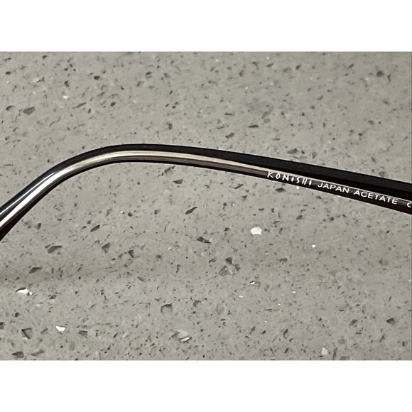 KONISHI C50 Brown 51-18-140 Rectangle Eyeglass Frames ONLY Japan Flex Hinges main image 10